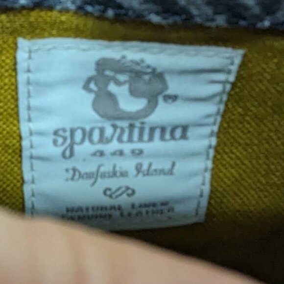 Spartina 449 Daufuskie Island Natural Linen Chevron Bag w/ Matching Wallet - Picture 12 of 15